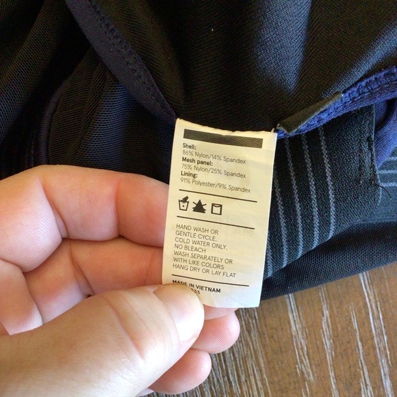 NWOT Jo + Jax Blue/Black Fame Colorblock Sleeveless 1pc Dance Unitard Size MA - Picture 10 of 11